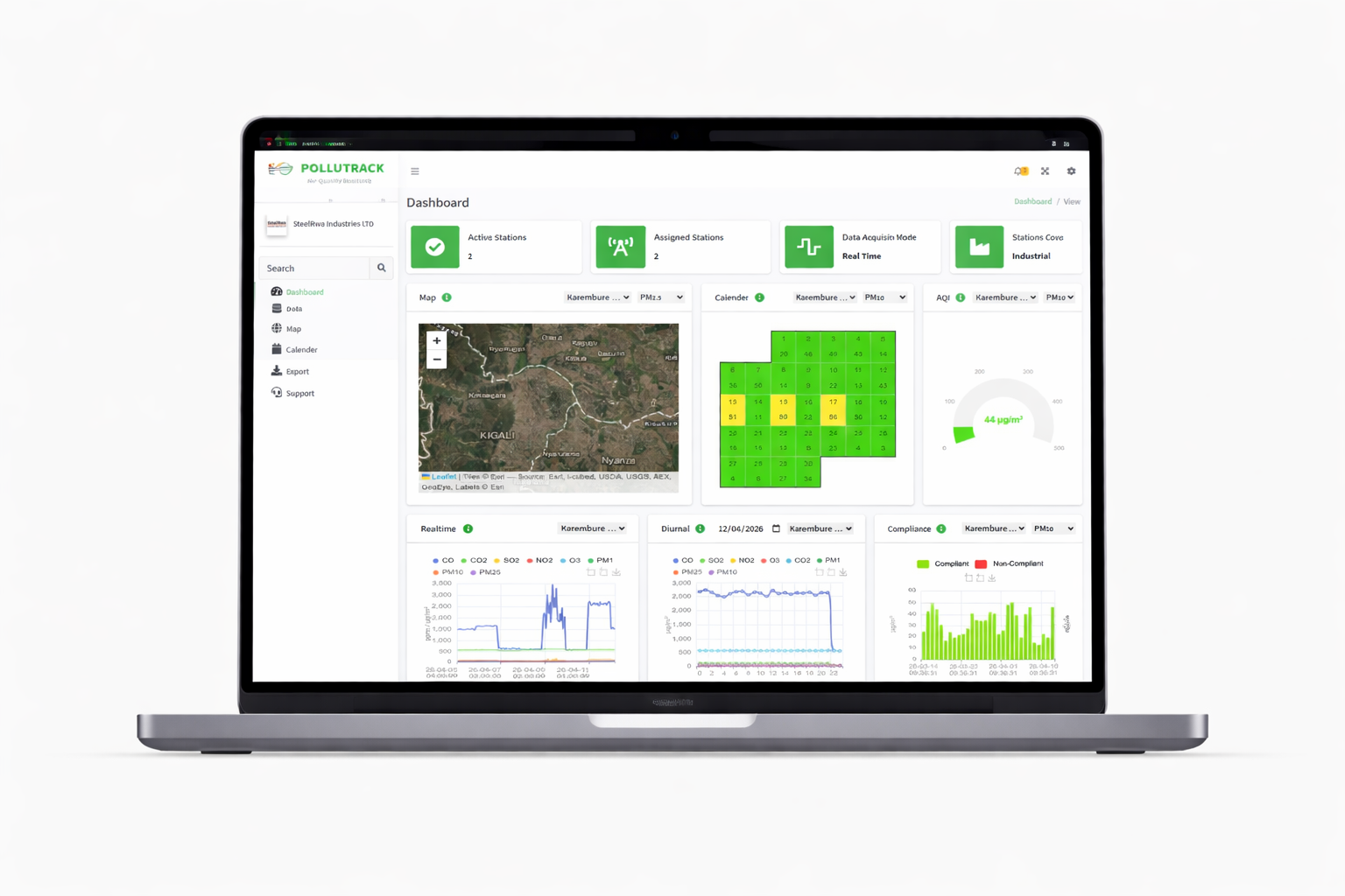 PolluTrack sensor in the field